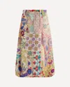 Ella Patchwork Long Skirt