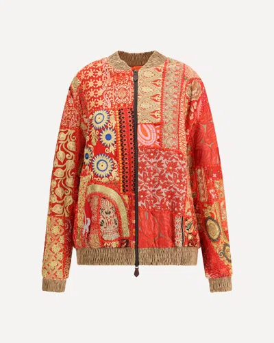 Ella Rajiv Cotton Jacket In Multi