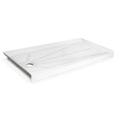 Ella Shower Base Acrylic 30" X 60" Left Drain In White