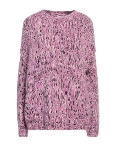 Ella Silla Woman Sweater Lilac Size M/l Cashmere