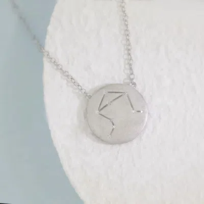 Ella Stein Women's Libra Zodiac Necklace In Silver