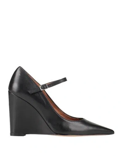 Ella Woman Pumps Black Size 8 Leather