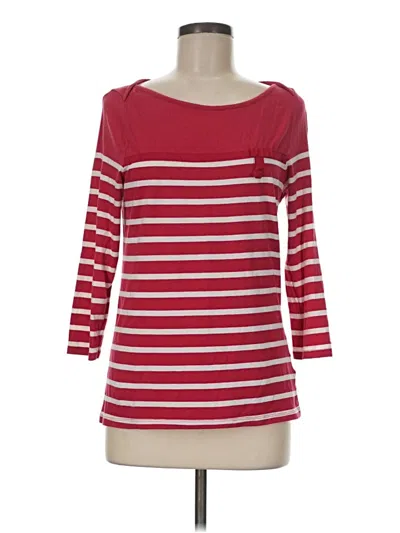 Pre-owned Elle 3/4 Sleeve T-shirt In Red