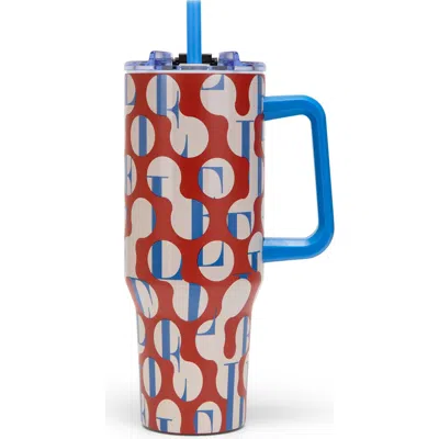 Elle 40oz Parisian Double Walled Insulated Stainless Steel Tumbler In Multi