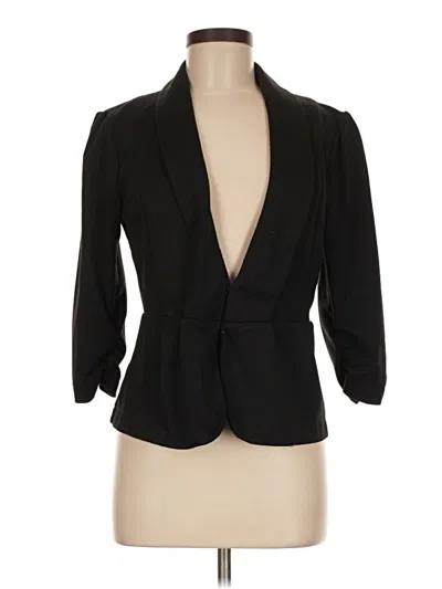 Pre-owned Elle Blazer Jacket In Black