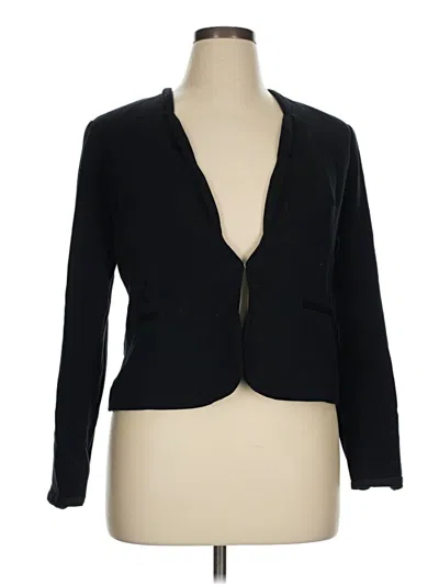 Pre-owned Elle Blazer Jacket In Black