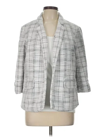 Pre-owned Elle Blazer Jacket In White
