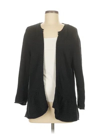 Pre-owned Elle Cardigan Sweater In Black