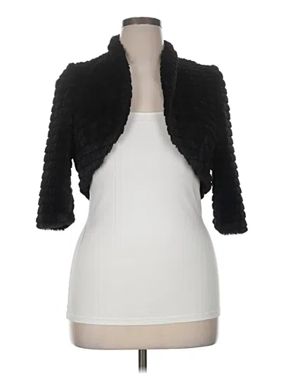 Pre-owned Elle Cardigan Sweater In Black