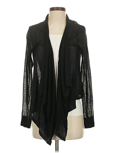 Pre-owned Elle Cardigan Sweater In Black