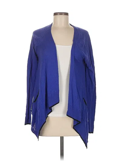 Pre-owned Elle Cardigan Sweater In Blue