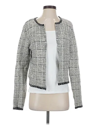 Pre-owned Elle Cardigan Sweater In Gray