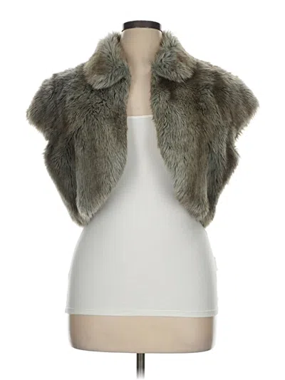 Pre-owned Elle Cardigan Sweater In Silver
