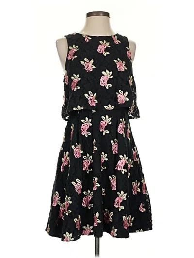Pre-owned Elle Casual Dress In Black