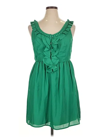 Pre-owned Elle Casual Dress In Green