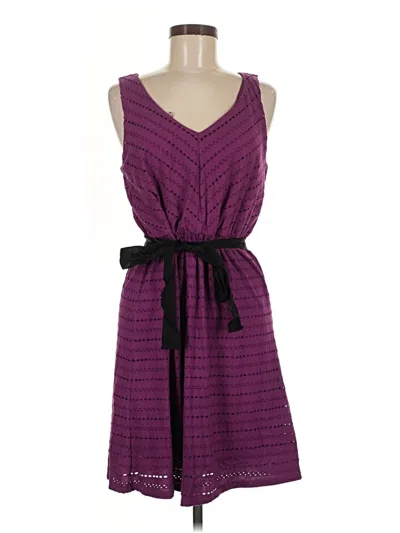 Pre-owned Elle Casual Dress In Purple