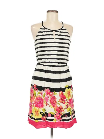 Pre-owned Elle Casual Dress In White