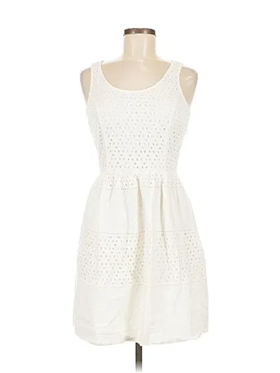 Pre-owned Elle Casual Dress In White