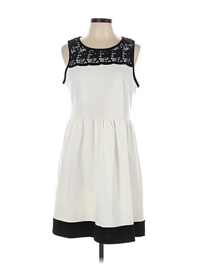 Pre-owned Elle Casual Dress In White