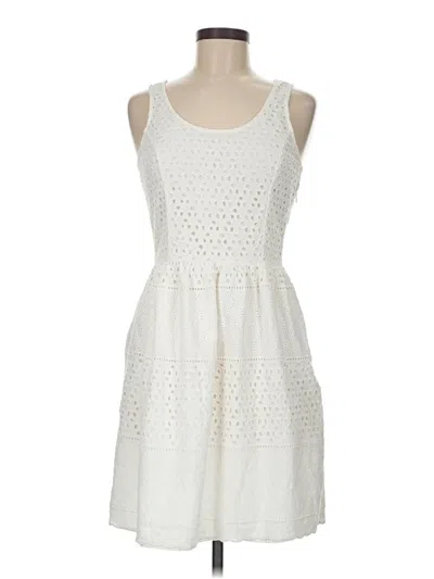 Pre-owned Elle Casual Dress In White
