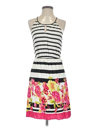 Pre-owned Elle Casual Dress In White