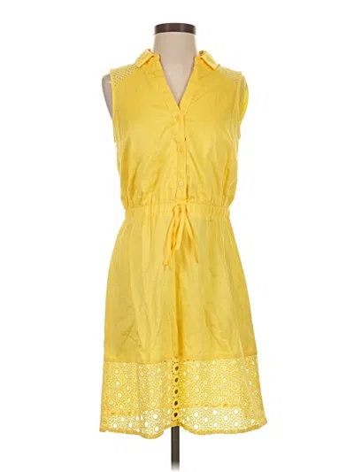 Pre-owned Elle Casual Dress In Yellow