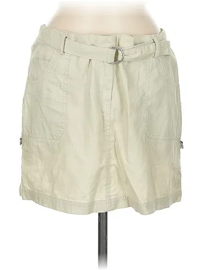 Pre-owned Elle Casual Skirt In White