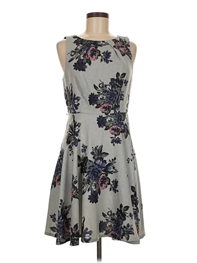 Pre-owned Elle Cocktail Dress In Gray