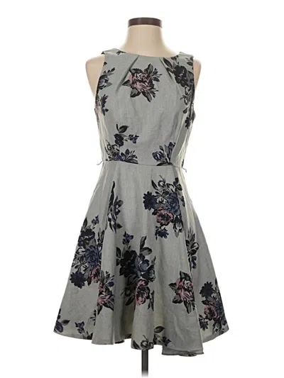 Pre-owned Elle Cocktail Dress In Gray
