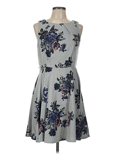 Pre-owned Elle Cocktail Dress In Gray