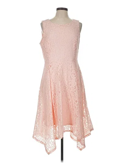 Pre-owned Elle Cocktail Dress In Pink