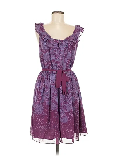 Pre-owned Elle Cocktail Dress In Purple
