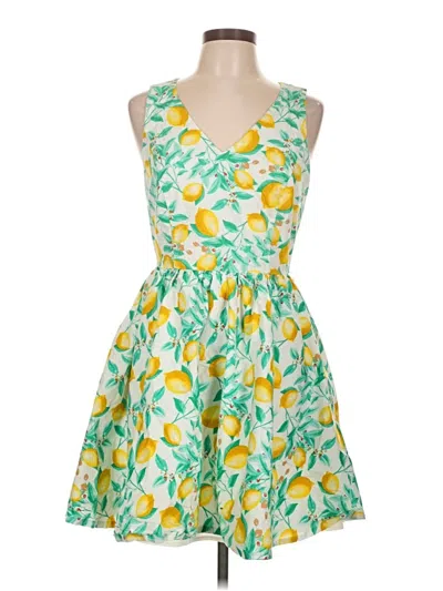Pre-owned Elle Cocktail Dress In Yellow