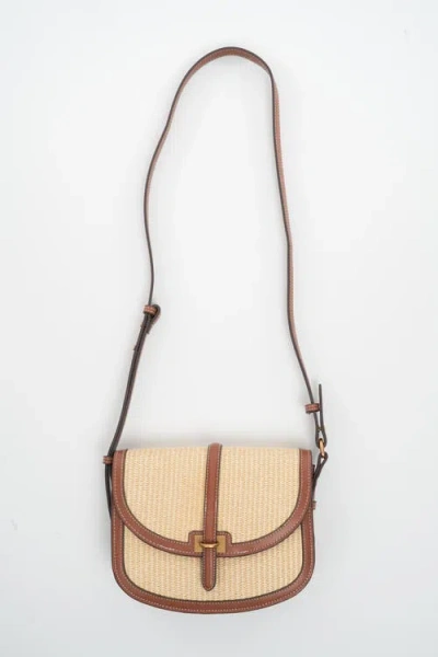 Elle Collection Crossbody Jute Bag In Natural