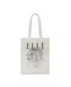 Elle Collection Ell Graphic Tote Totes Bag In White