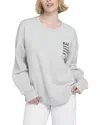Elle Collection Elle Graphic Sweatshirt In Gray