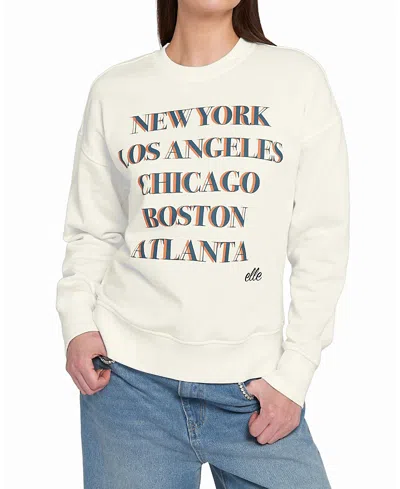 ELLE COLLECTION ELLE GRAPHIC SWEATSHIRT