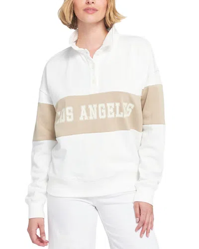 ELLE COLLECTION ELLE RUGBY PULLOVER SWEATSHIRT
