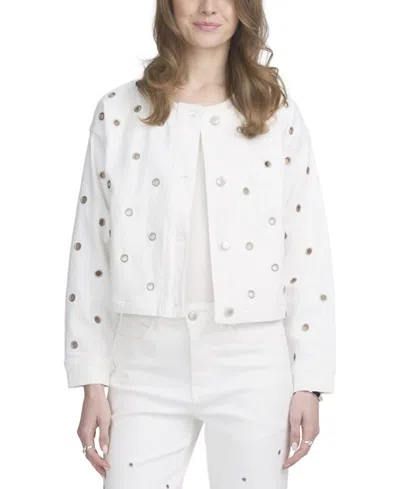 Elle Collection Grommet Jacket In Multi