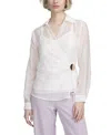 Elle Collection Hardware Shirt In White