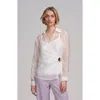 Elle Collection Hardware Shirt In White