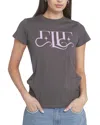 Elle Collection Magical Logo Graphic Tee In Gray