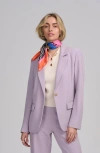 Elle Collection One-button Jacket In Purple