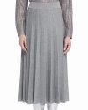 Elle Collection Pleated Sweater Skirt In Multi