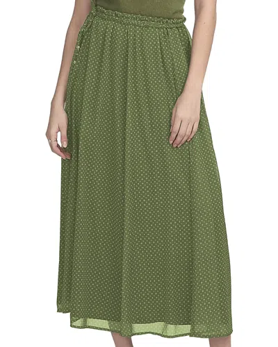 Elle Collection Printed Chiffon Skirt In Multi