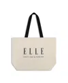 Elle Collection Printed Oversized Tote Bag In Sand