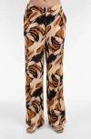 Elle Collection Printed Pants In Multi