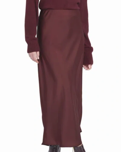 ELLE COLLECTION ELLE COLLECTION SATIN MIDI SKIRT SLIP