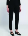Elle Collection Slim Leg Trouser Skinny Pants In Black