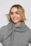 Elle Collection Sweater Scarf In Gray